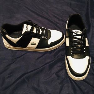 Men’s Black/ Lacoste Thrill Emboss